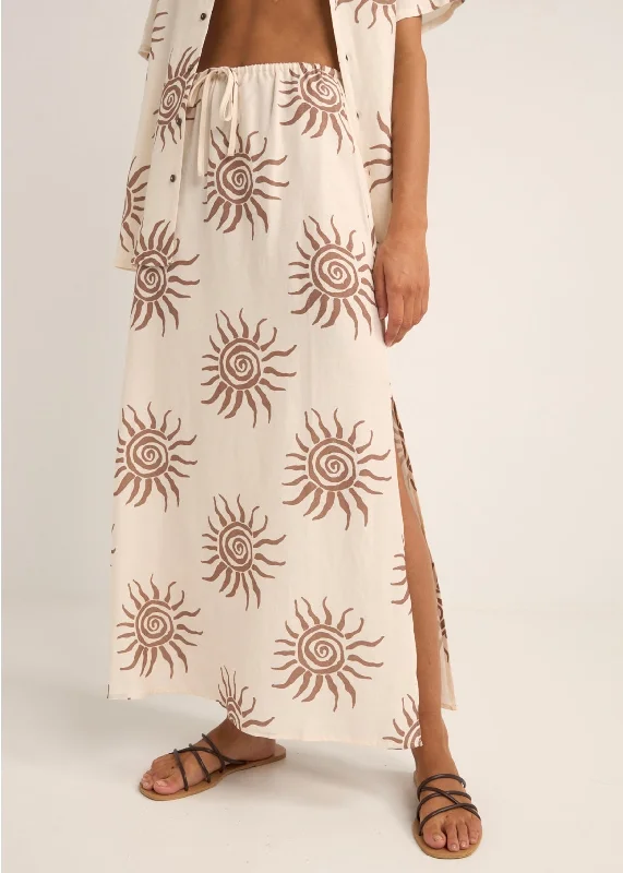 Seafarer Maxi Skirt denim skirt classic