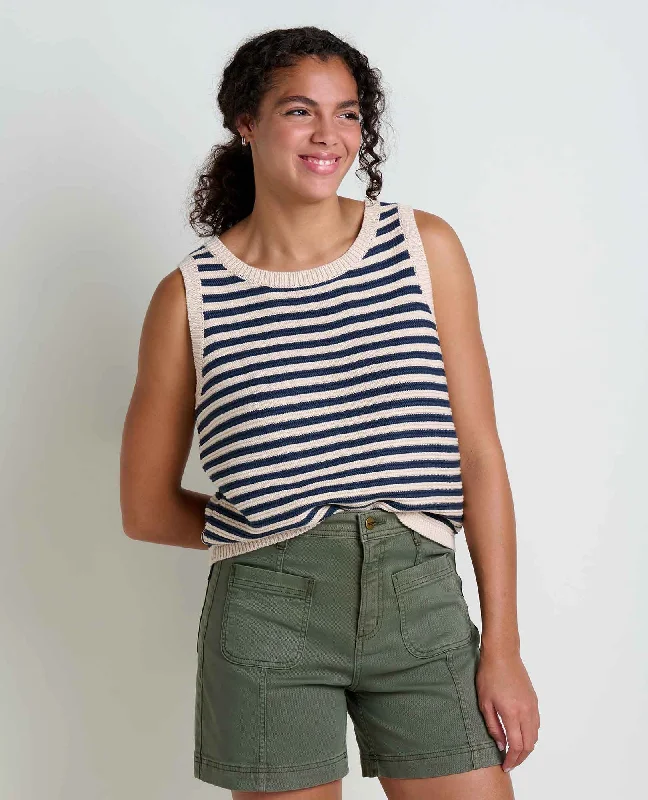 Bianca Crew Tank strappy tank top
