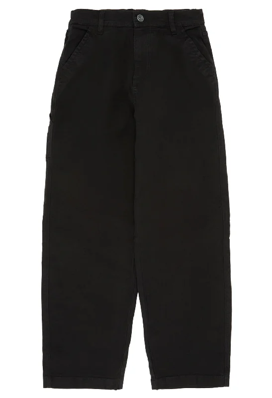 Topo Designs Women's Dirt Utility Pants - Black Soft Stretch Trousers