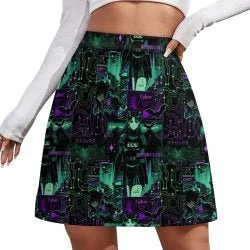 Dark Cyber Anime A-Line skirt cashmere skirt soft