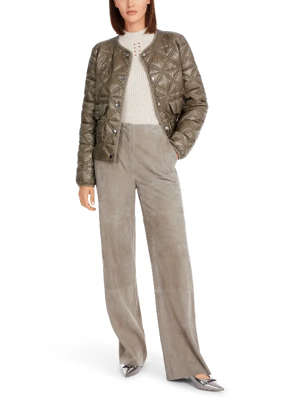 MARC CAIN Light Brown Jacket Bomber Jacket Anorak Windbreaker