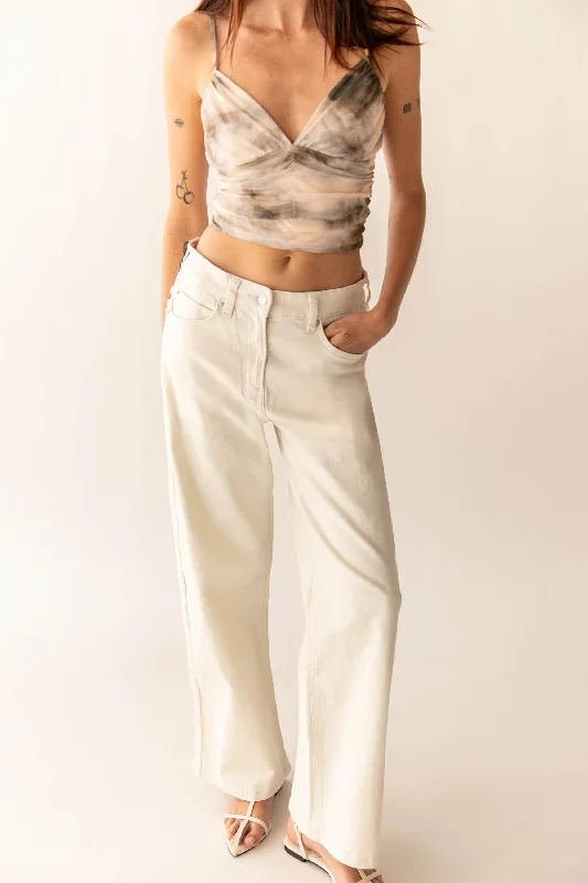 CROPPED MESH TANK fitted tank top
