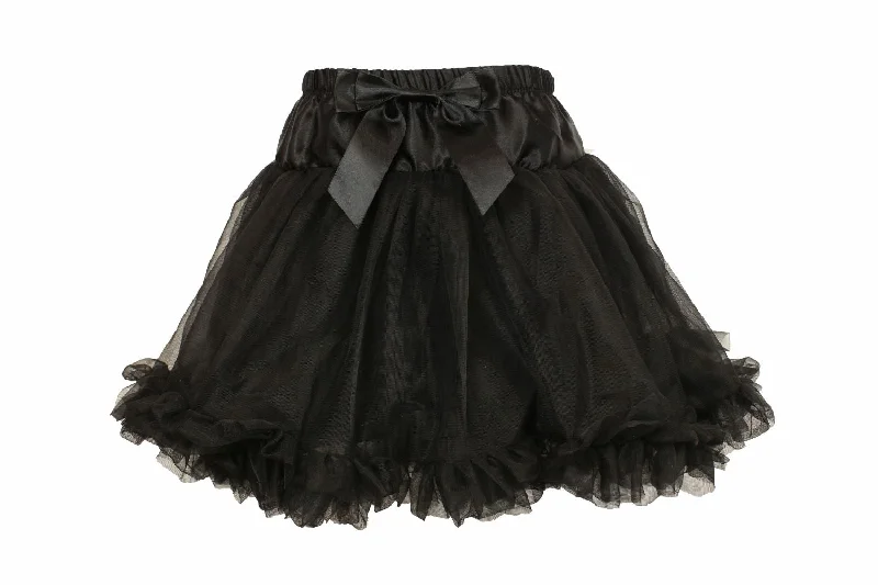 Little Girls Black  Skirt seamless skirt comfort
