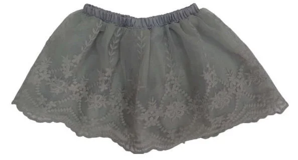 Little Girls Embroidered Skirt midi skirt versatile