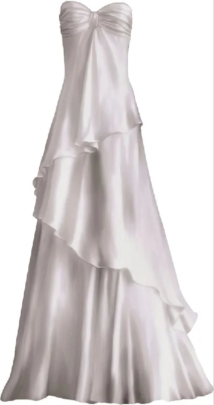 Sweetheart White Chiffon Prom Dress Long Party Dresses Tunics Winter warm