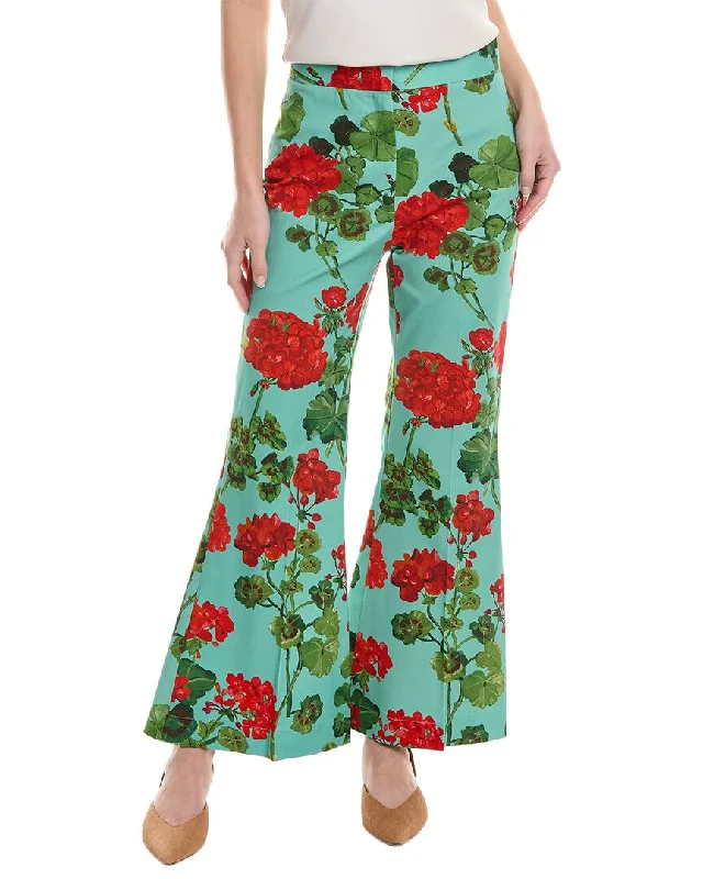 Oscar de la Renta Geranium Pant Fashionable Sporty Pants