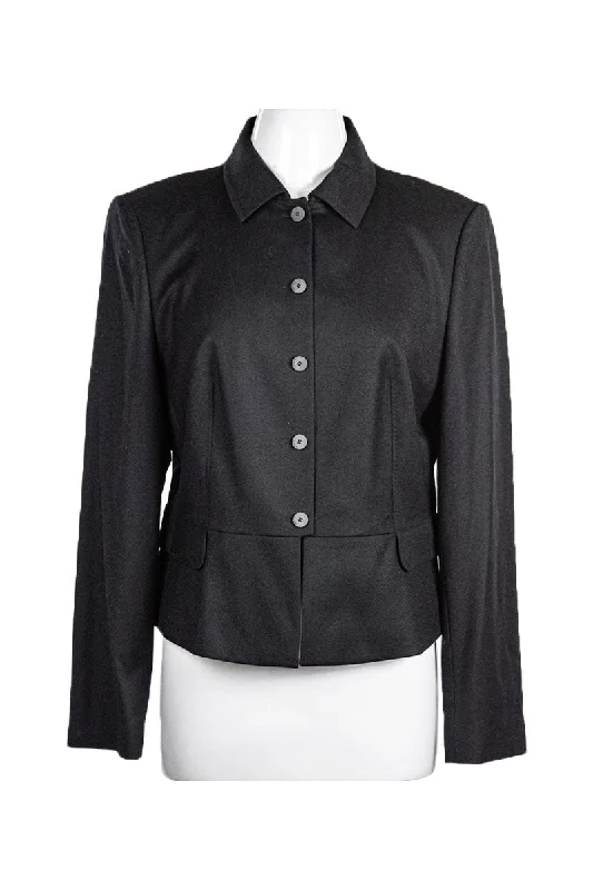 Boss Hugo Boss Jacket Notch Collar Jacket Peter Pan Collar Jacket Cowl Neck Jacket