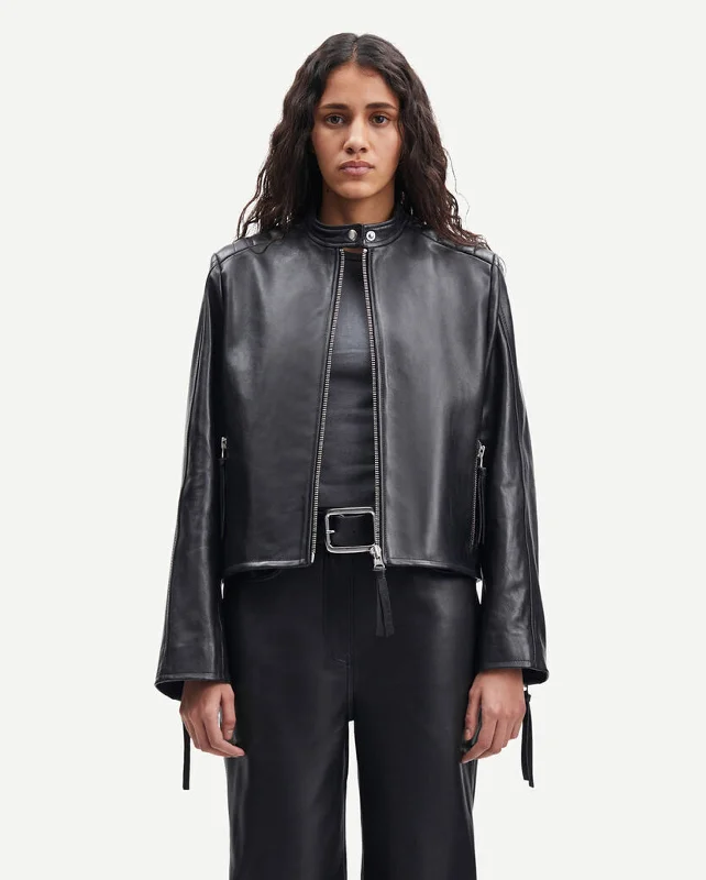 SHELBY JACKET 14886 / BLACK Appliqued Jacket Beaded Jacket Sequined Jacket