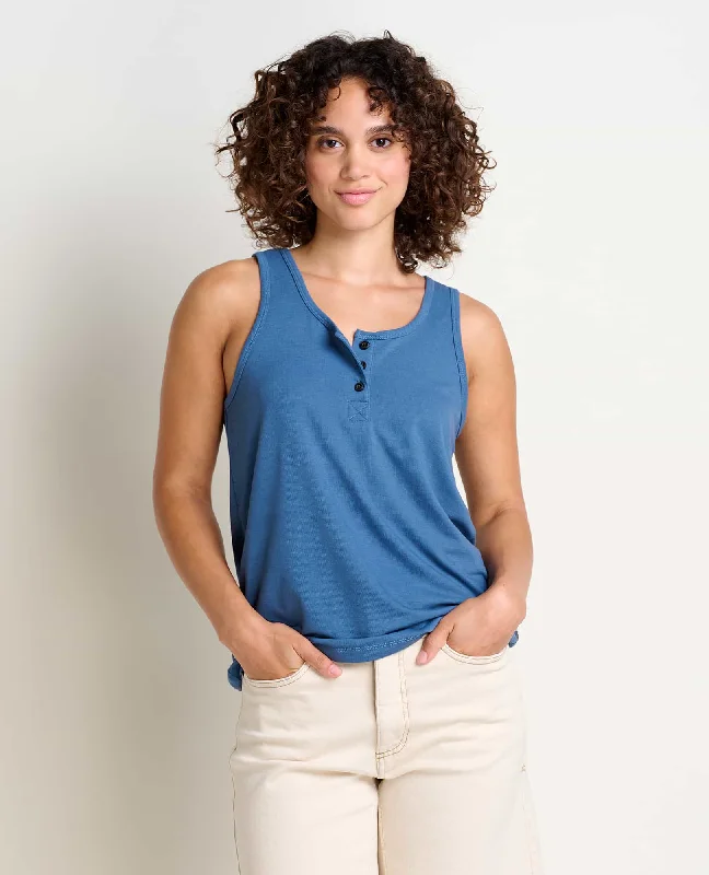 Piru Henley Tank gold tank top