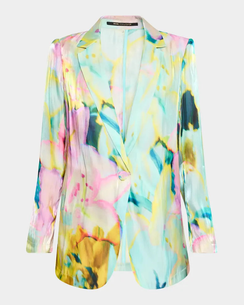 Joan Jacket Capri Multi - Kobi Halperin Tiered Jacket Buttoned Jacket Zippered Jacket