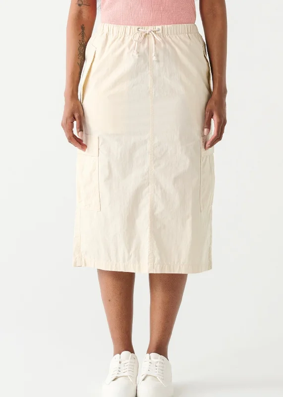 Cargo Midi Skirt leather skirt bold