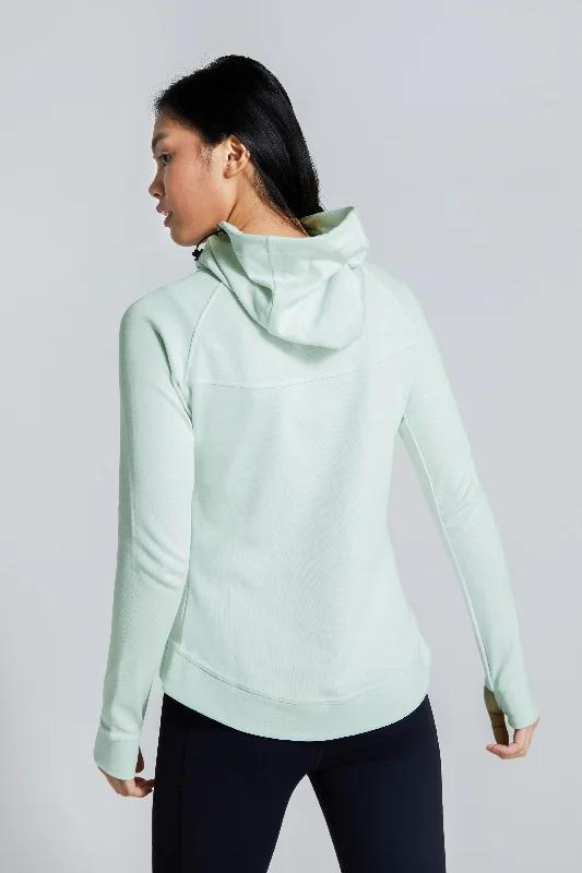 Womens- Contour Jacket - Mint Front Pockets Side Pockets Patch Pockets