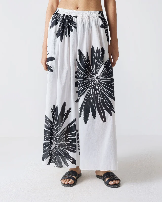 Yoi Hem Pants - Black & White Formal Stretch Pants