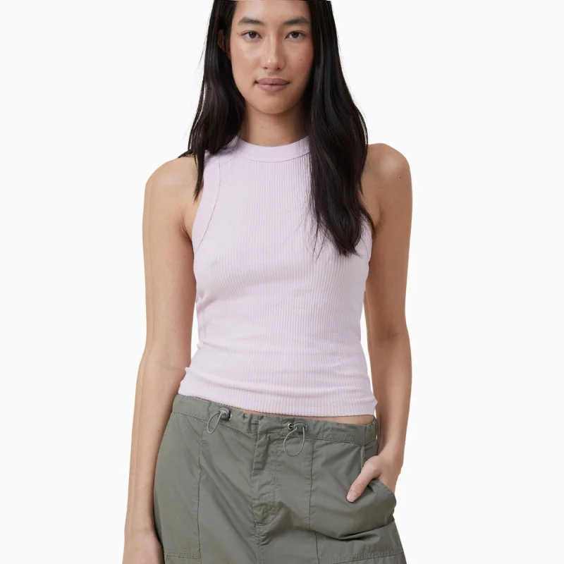 COTTON ON - Women's Daisy Mauve Tank Top breathable tank top