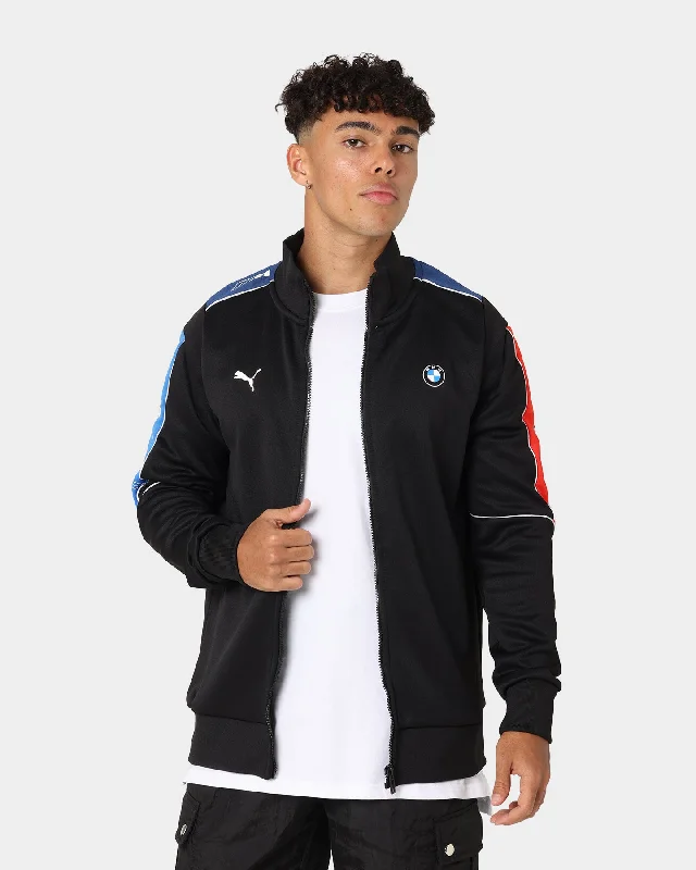 Puma Puma X BMW BMW MMS T7 Track Jacket Puma Black Tailored Jacket Straight Jacket A-Line Jacket
