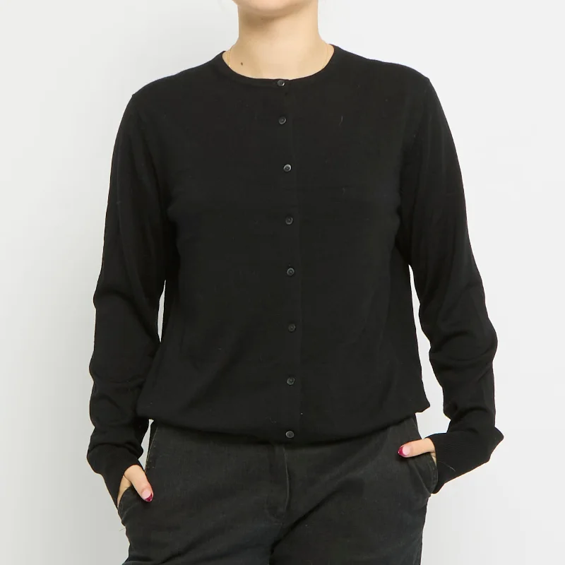 Round Neck Cardigan -16 Collared Crew Neck Turtle Neck