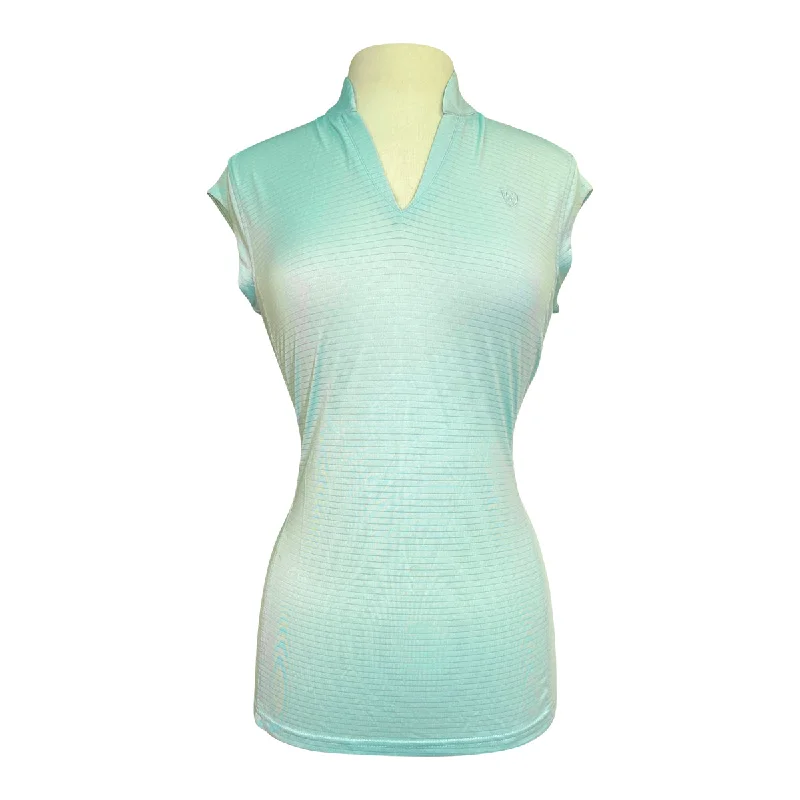 AriatTek Laguna Tank in Light Blue - Women's Medium beige tank top
