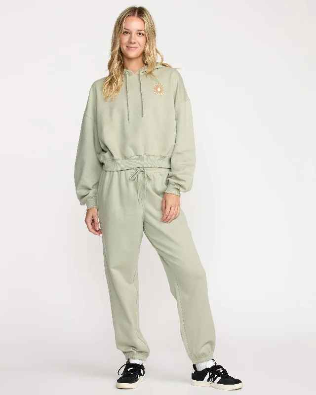 Stone Dream Fleece Pants - Sage Comfortable Jogging Pants