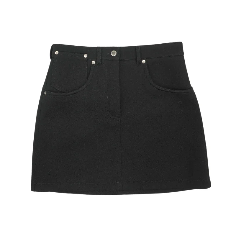 Louis Vuitton Mini Skirt - Women's 38 lace skirt feminine