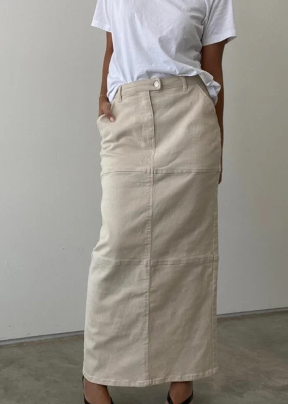 Oat Maxi Skirt lace skirt feminine