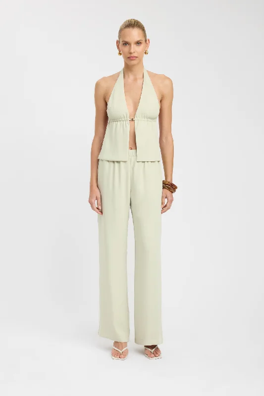 Maria Elastic Pant Cozy Full-Length Pants