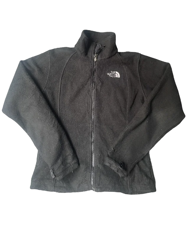 Vintage North Face Zip Up Fleece jacket Size S Notch Collar Peter Pan Collar Cowl Neck