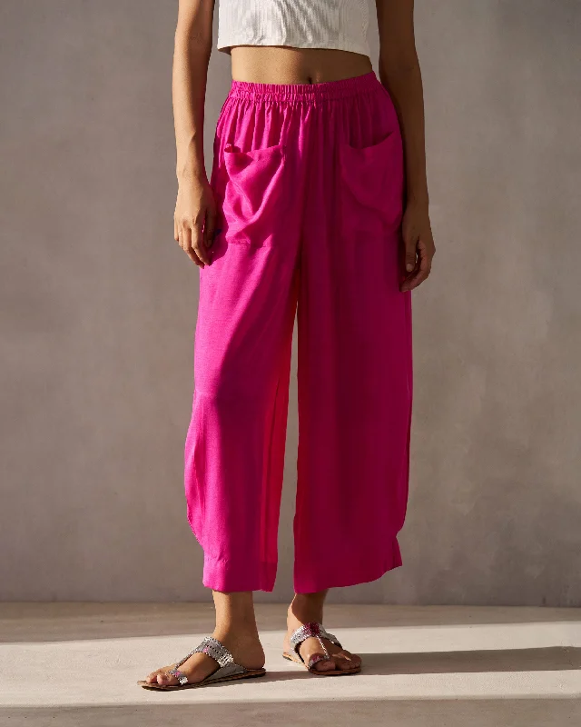 Serene Pants - Magenta Comfy Athletic Pants