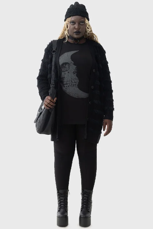Astera Cardigan [PLUS] Mesh Cardigan Canvas Denim