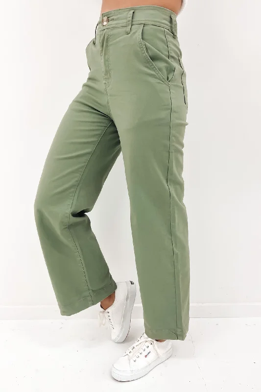 Daniel Pant Khaki Relaxed Fit Trousers