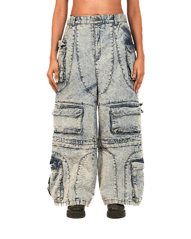 "FRONTIER" CARGO PANTS Trendy Wide-Legged Trousers