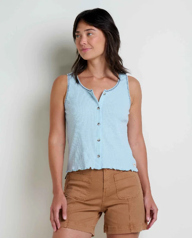 Foothill Button Tank tie dye tank