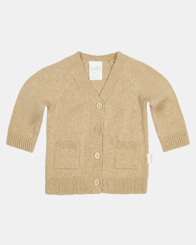 Organic Cardigan Remy - Current Cardigan Knitwear Sweater