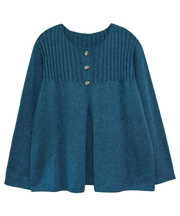 7G Wool Mix Anomalous Knit Cardigan 24W441 Soft Cozy Warm