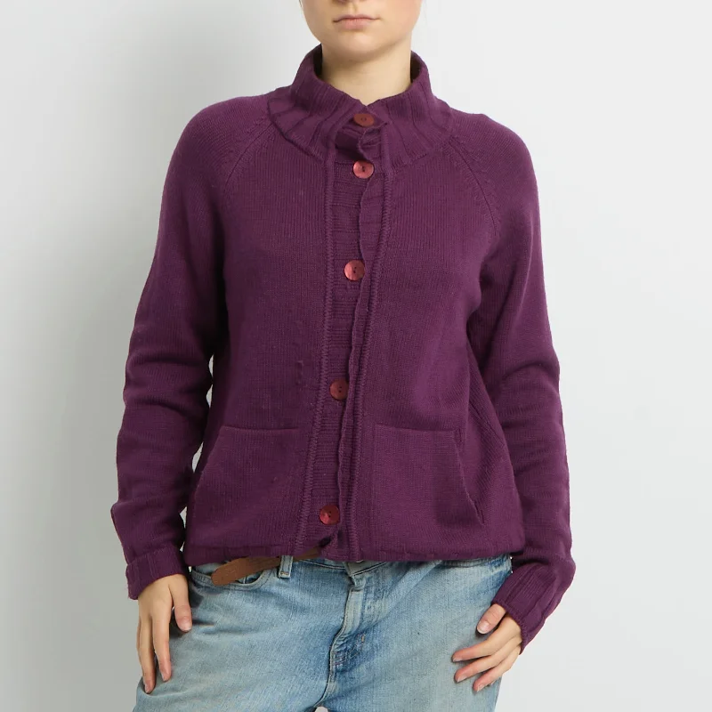 Knitted Long Cardigan - UK 14 Cardigan Knitwear Sweater