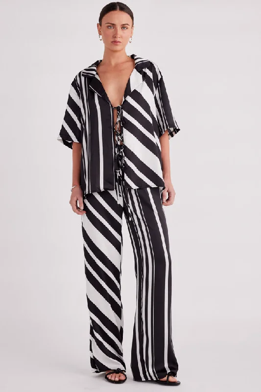 AGNES PANTS Trendy High-Waist Trousers