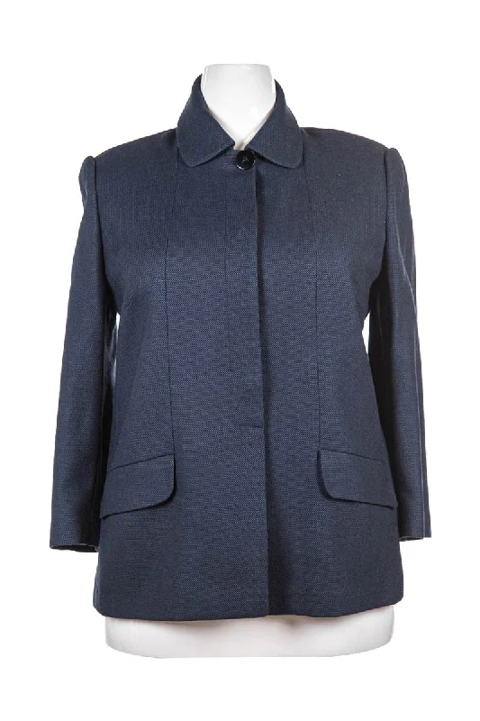 Giorgio Vannini Jacket A-Line Jacket Boat Neck Shawl Collar