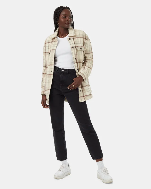 Kapok Flannel Insulated Jacket Boat Neck Shawl Collar Notched Collar