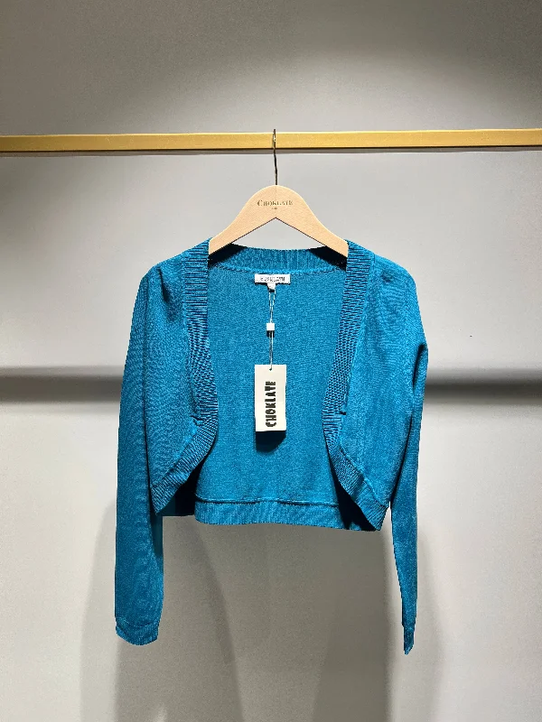 Knitted Bolero Cardigan Tailored Straight A-Line