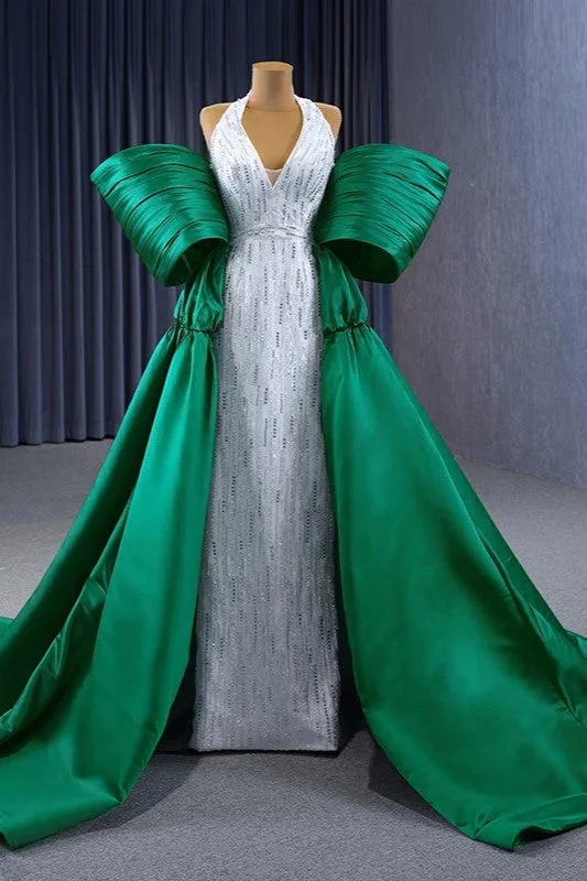 Exquisite Off-the-shoulder Prom Dresses Halter Sequins Evening Party Dresses Off-the-shoulder Chic Trendy