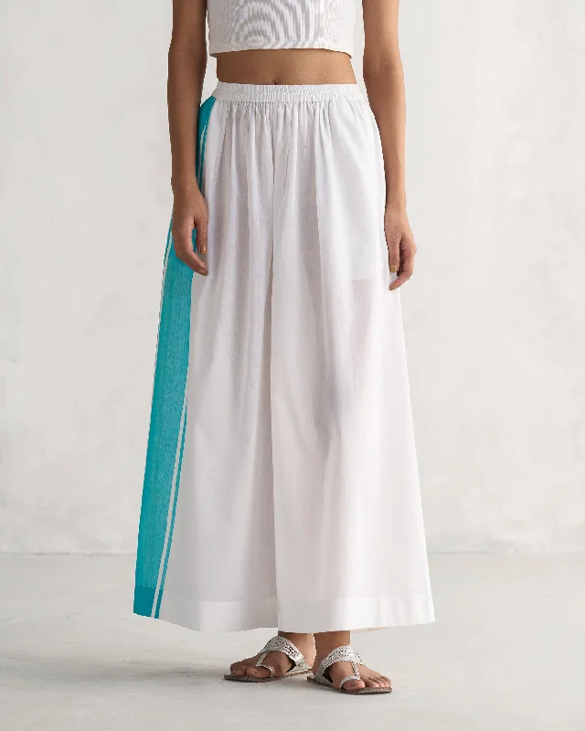 Soto Flared Pants - White Comfortable Maternity Pants