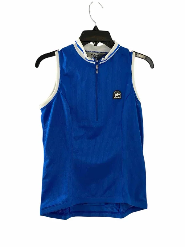 Sugoi Size M Blue White Athletic Tank Top adorable tank top