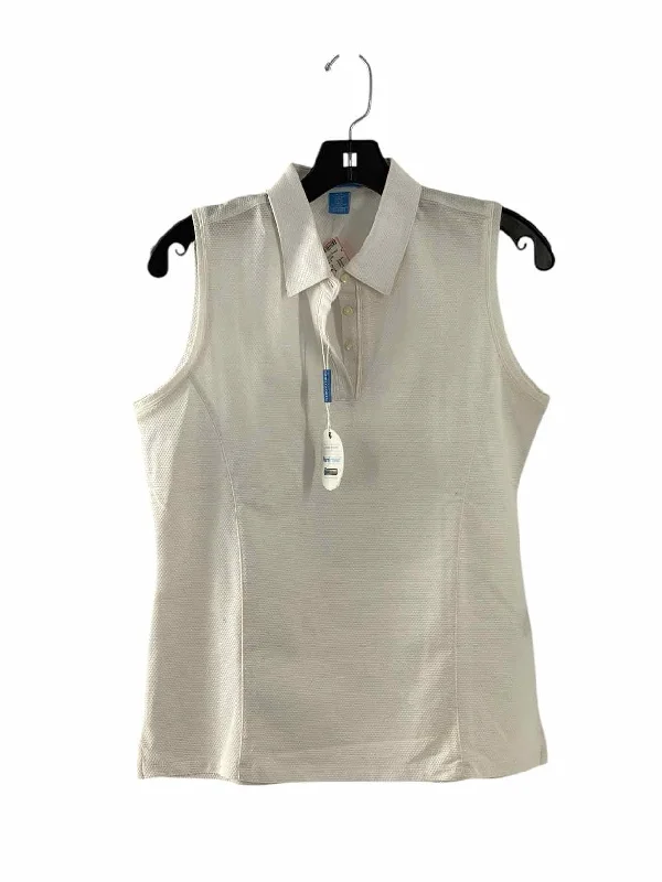 Pure Performance Size M White Waffle Texture NWT Athletic Tank Top fashionable tank top