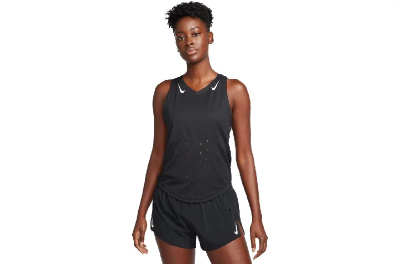 NIKE AEROSWIFT TANK MUJER silver tank top