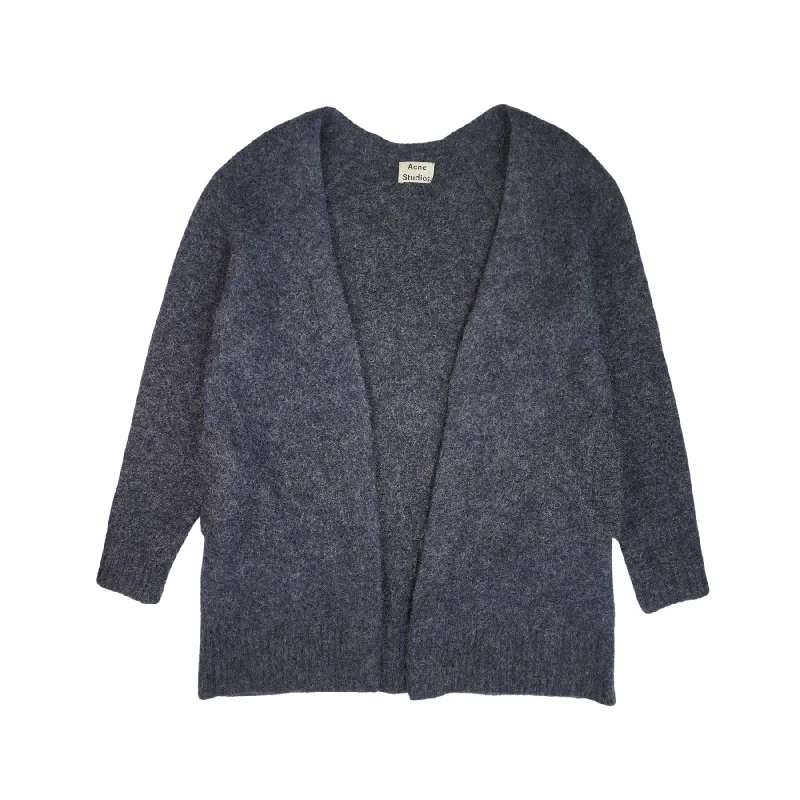 Acne Studios Cardigan - Women's S Satin Fabric Silk Fabric Chiffon Fabric