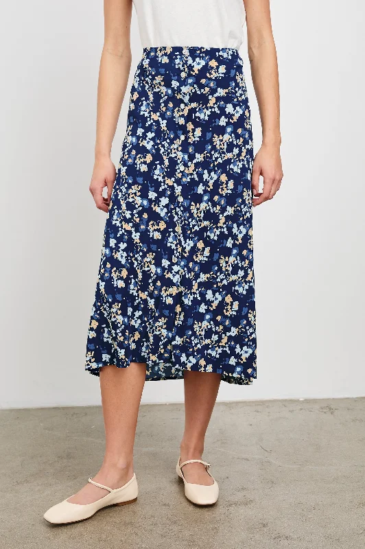 ROSETTA SKIRT - NAVY FLORA lace skirt delicate