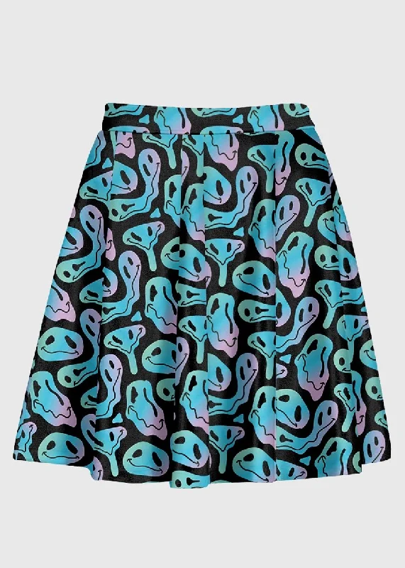 Tirppy Smiley Face Skirt wool skirt sturdy