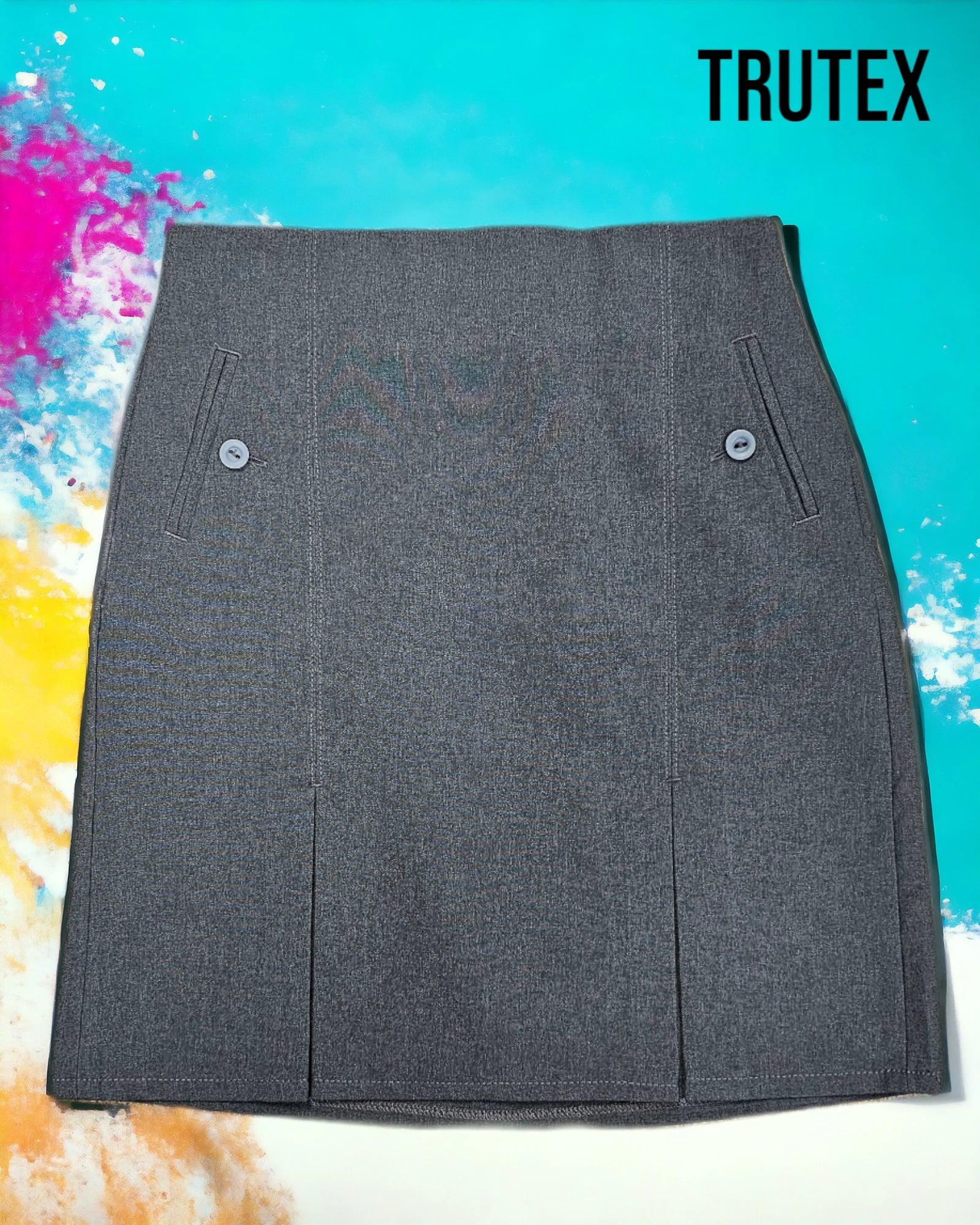 Grey Trutex Junior Skirt Style: JGKS leather skirt refined