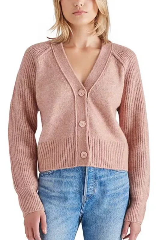 Steve Madden - Beckie Cardigan Plaid Cardigan Polka Dot Checkered