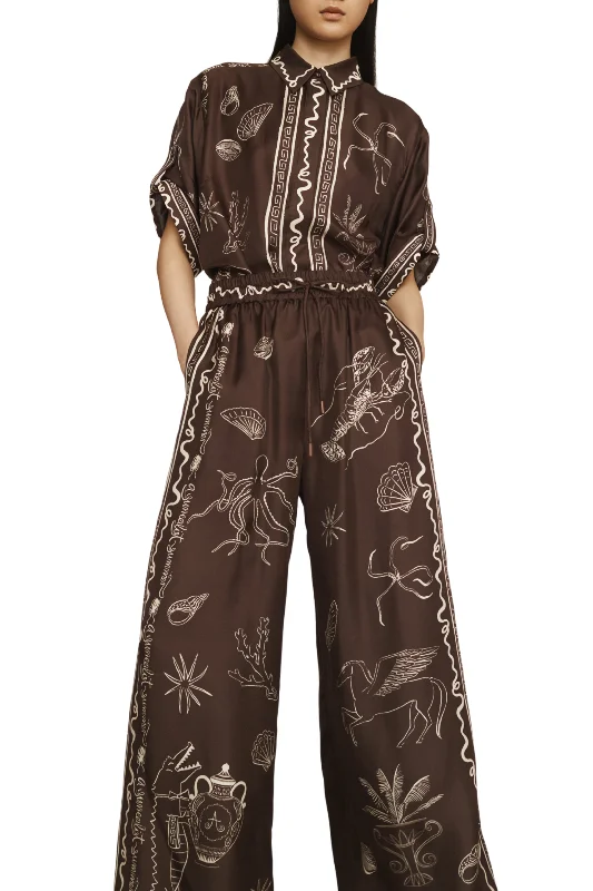 Sammy Silk Pant Modern Skinny Pants