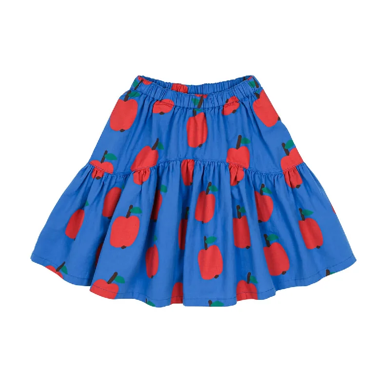 Apple Shirring Skirt by Jelly Mallow velvet skirt plush